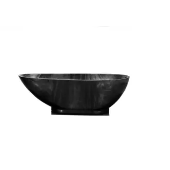 Отдельностоящая ванна Frank 180x85 F181 акрил, обсидиан