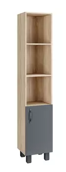 Пенал Grossman Флай 303002 правый, дуб сонома, серый