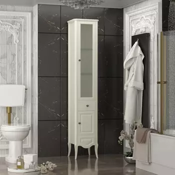 Пенал Opadiris Брунелла 38 см 00-00004352 слоновая кость левый