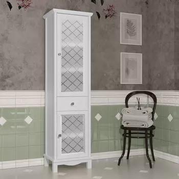 Пенал Opadiris Омега 44 см 00-00007359 белый матовый, правый