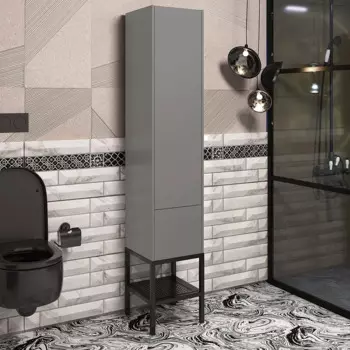 Пенал Opadiris Треви 00-00003862 правый, серый матовый