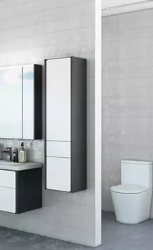 Пенал Roca Ronda 32 L белый глянец/серый матовый Z.RU93.0.296.6