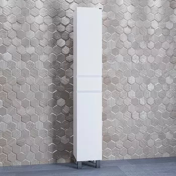 Пенал СанТа Марс 30 см 700247 напольный, белый