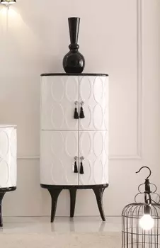 Пенал Tessoro Neo 60 белый с черным