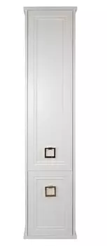 Пенал Tessoro TS-F90105-SH-W-S-L белый с патиной серебро