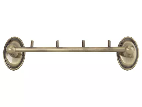 Перекладина с 4-мя крючками Veragio Bonjour 33 см VR.BNR-7834.BR бронза