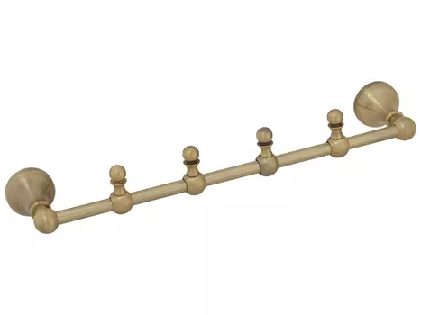 Перекладина с 4-мя крючками Veragio Gialetta 40 см VR.GIL-6434.BR бронза