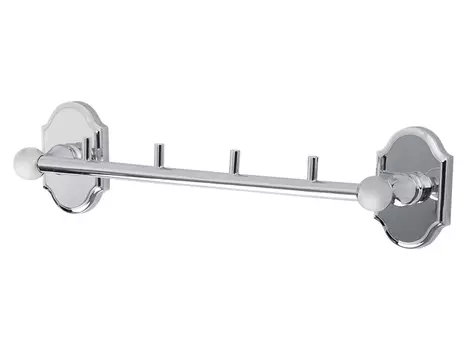 Перекладина с 4-мя крючками Veragio Stanford 33 см VR.STD-7734.CR хром