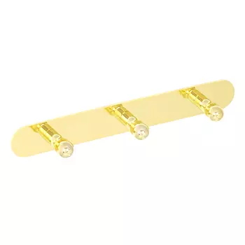 Планка с 3-мя крючками Veragio Gialetta 24 см VR.GIL-6436.DO золото