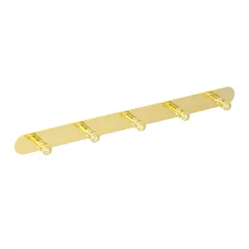 Планка с 5-ю крючками Veragio Gialetta 40 см VR.GIL-6438.DO золото