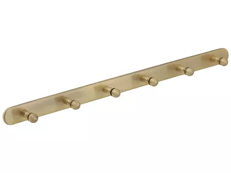 Планка с 6-ю крючками Veragio Gialetta 48 см VR.GIL-6439.BR бронза