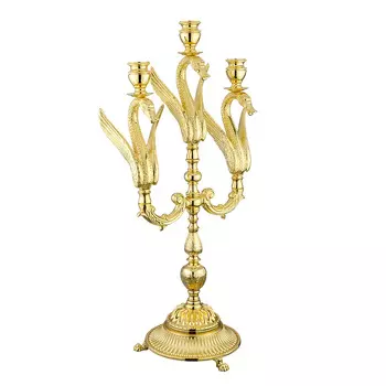 Подсвечник Migliore Luxor 26146 тройной, золото