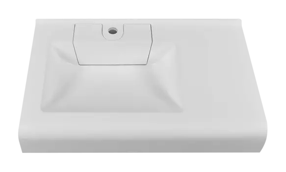 Подвесная раковина Brevita Корса 80 см 5234800 белая