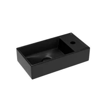 Раковина подвесная Ceramica Nova Element 41 см CN6051LMB черная матовая