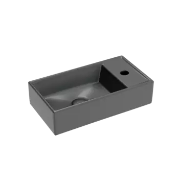 Раковина подвесная Ceramica Nova Element 41 см CN6051LMDH темный антрацит матовая