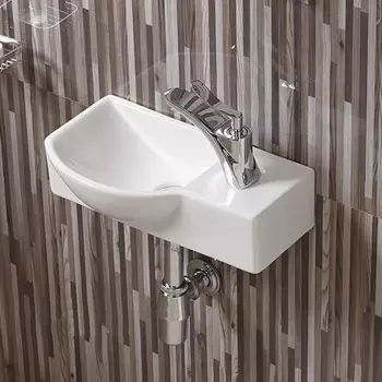 Подвесная раковина Comforty 7947AL 40 см, белая