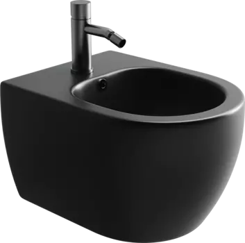 Биде подвесное Ceramica Nova Play CN3002MB черное матовое