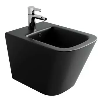 Биде подвесное Ceramica Nova Union CN4010MB черное матовое