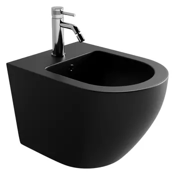 Биде подвесное Ceramica Nova Uno CN11002MB черное матовое