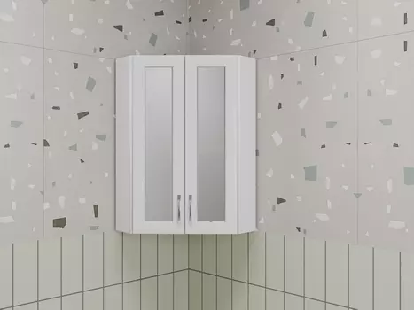 Подвесной шкаф угловой Style Line 45 см ЛС-00002331 белый