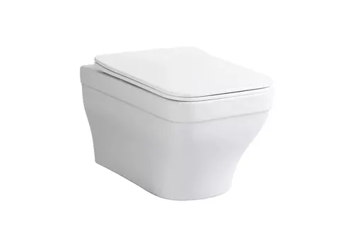 Подвесной унитаз Aquatek Амадео AQ1163-00 безободковый, с крышкой микролифт, белый
