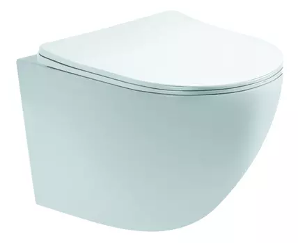 Подвесной унитаз Aquatek Европа AQ1900-00 36 см, белый, с крышкой микролифт