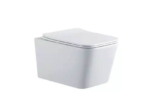 Подвесной унитаз Aquatek Либра New AQ0530N-00 безободковый, с крышкой микролифт, белый