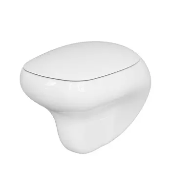 Подвесной унитаз Ambassador Diamond 123T20001R-122T20001 безободковый, с сиденьем микролифт, глянцевый