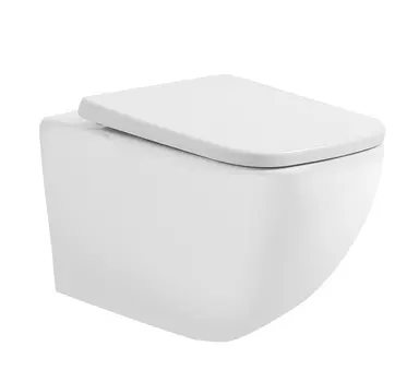 Подвесной унитаз Art-Max Maxima подвесной безободковый, белый