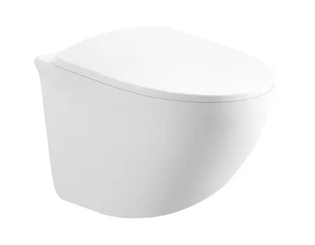 Подвесной унитаз Art-Max Pescara AM016CHR безободковый, белый