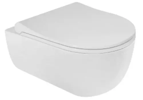 Подвесной унитаз Berges Ego Rimless 082111 белый, с крышкой микролифт