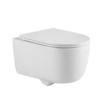 Подвесной унитаз Berges Tornas 82137 безободковый, с сиденьем микролифт, белый