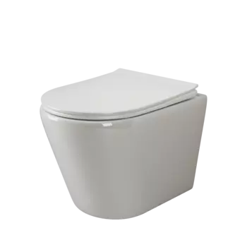 Унитаз подвесной Ceramica Nova Play CN3001 с сиденьем микролифт, белый