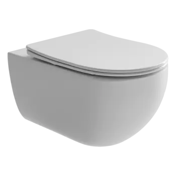 Унитаз подвесной Ceramica Nova Long CN3015 с сиденьем микролифт, белый