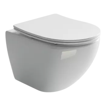 Унитаз подвесной Ceramica Nova Metropol CN4002 с сиденьем микролифт, белый