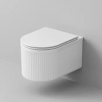 Подвесной унитаз Grossman Торнадо GR-4408SQ безободковый, с сиденьем микролифт, белый