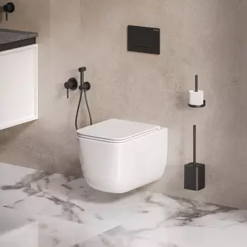 Подвесной унитаз Grossman Торнадо GR-4409SQ безободковый, с сиденьем микролифт,белый