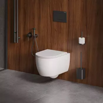 Подвесной унитаз Grossman Торнадо GR-4415SQ безободковый, с сиденьем микролифт,белый