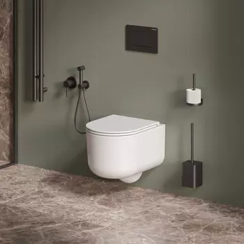 Подвесной унитаз Grossman Торнадо GR-4416SQ безободковый, с сиденьем микролифт,белый