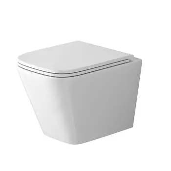 Подвесной унитаз Grossman Торнадо GR-4479SQ, белый, с крышкой микролифт