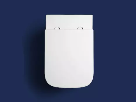 Подвесной унитаз Hatria Tecna Y9DJ01 безободковый, без сиденья, белый