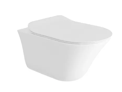 Подвесной унитаз Jacob Delafon Vive E28078RU-0 безободковый без сиденья, белый