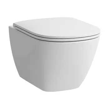 Подвесной унитаз Laufen Lua 8.2008.0.000.000.1 безободковый, без сиденья, белый