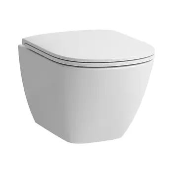 Подвесной унитаз Laufen Lua 8.2008.3.000.000.1 безободковый, без сиденья, белый