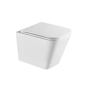 Подвесной унитаз Lemark Florex 9614001 безободковый, с сиденьем микролифт, белый