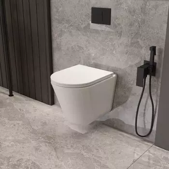 Подвесной унитаз Vincea Vito VT1-23T безободковый, с сиденьем микролифт, белый