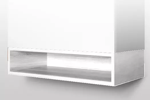 Полка Am.Pm Gem M90OHX0750WG open-space для тумбы белый