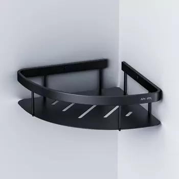 Полка Am.Pm Sense L A7454122 угловая, черная