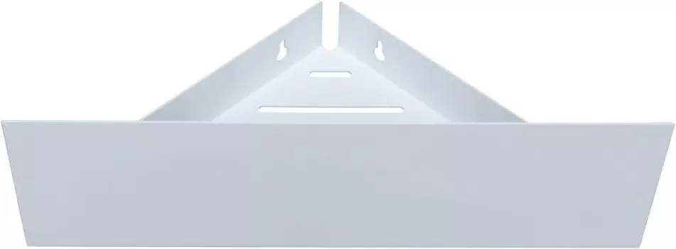 Полка Aquanet Магнум 28 см белая матовая, угловая