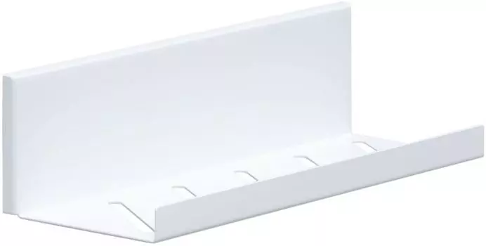 Полка Aquanet Магнум 30 см белая матовая, открытая